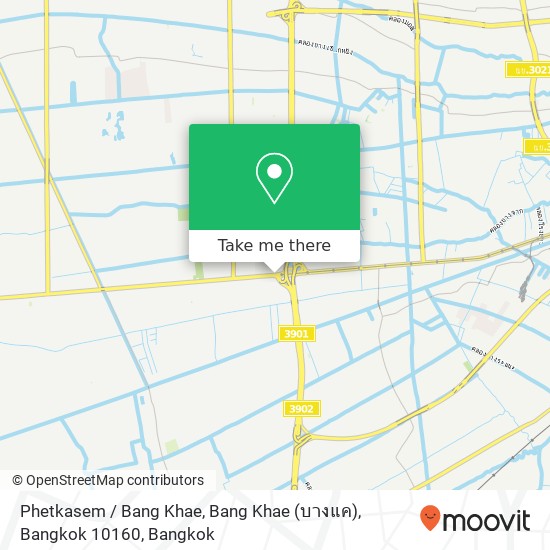 Phetkasem / Bang Khae, Bang Khae (บางแค), Bangkok 10160 map