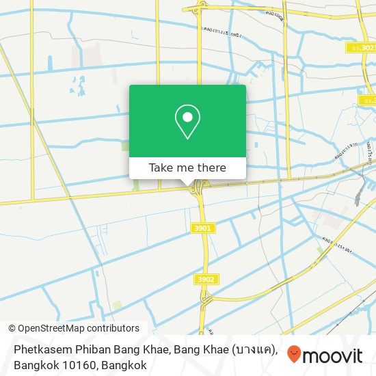 Phetkasem Phiban Bang Khae, Bang Khae (บางแค), Bangkok 10160 map