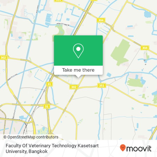 Faculty Of Veterinary Technology Kasetsart University map