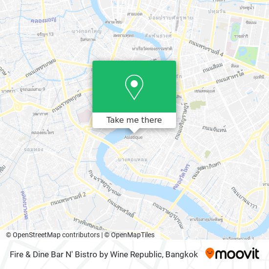 Fire & Dine Bar N' Bistro by Wine Republic map