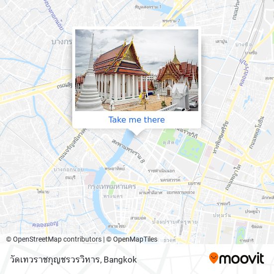 วัดเทวราชกุญชรวรวิหาร map