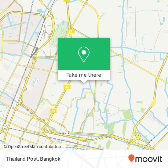 Thailand Post map