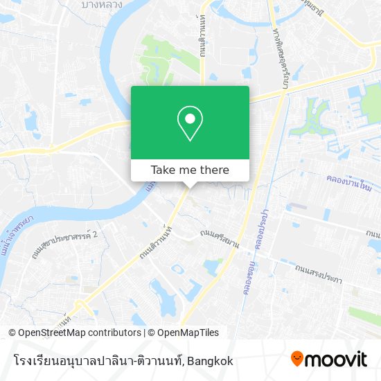 โรงเรียนอนุบาลปาลินา-ติวานนท์ map