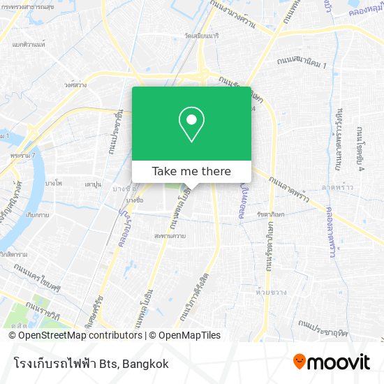 โรงเก็บรถไฟฟ้า Bts map