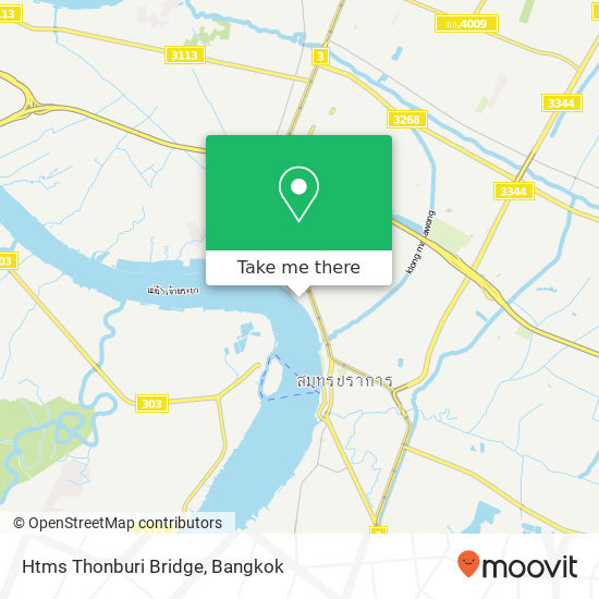 Htms Thonburi Bridge map