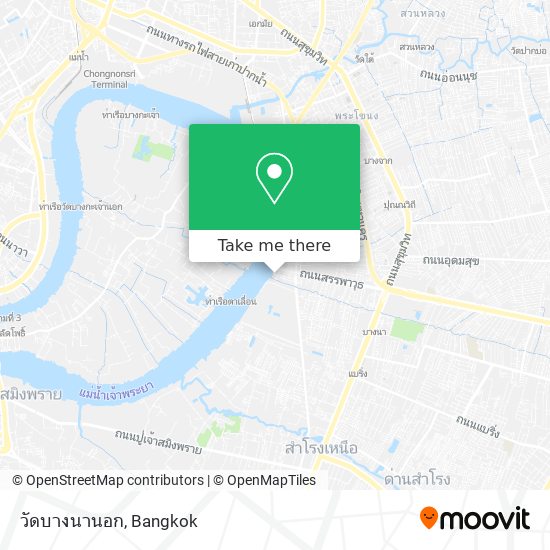 วัดบางนานอก map