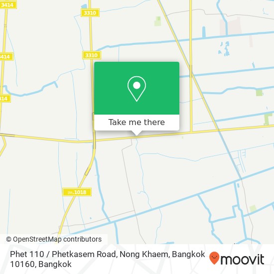 Phet 110 / Phetkasem Road, Nong Khaem, Bangkok 10160 map