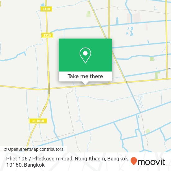 Phet 106 / Phetkasem Road, Nong Khaem, Bangkok 10160 map