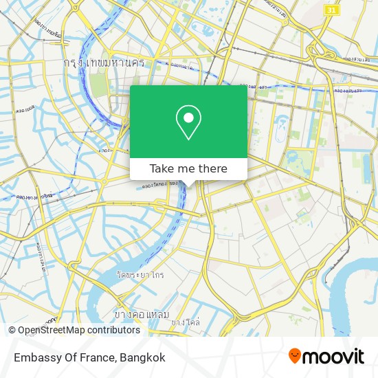 Embassy Of France map