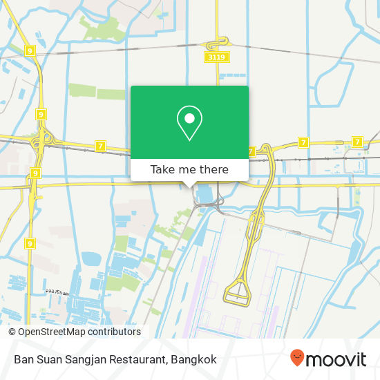 Ban Suan Sangjan Restaurant map