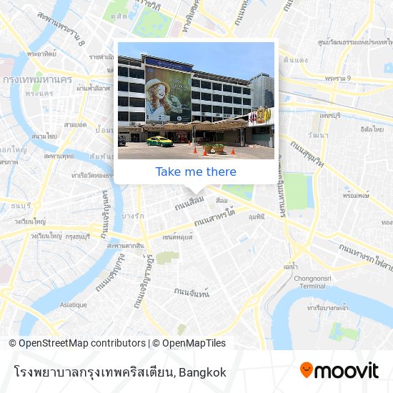 โรงพยาบาลกรุงเทพคริสเตียน map