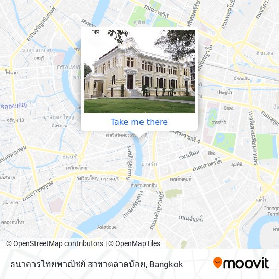 ธนาคารไทยพาณิชย์ สาขาตลาดน้อย map