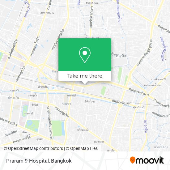 Praram 9 Hospital map