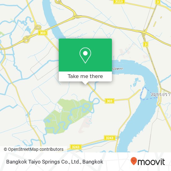 Bangkok Taiyo Springs Co., Ltd. map