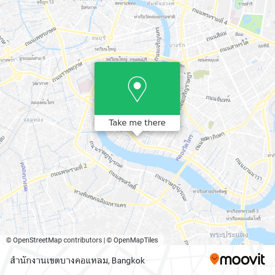 สำนักงานเขตบางคอแหลม map