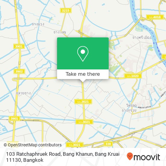 103 Ratchaphruek Road, Bang Khanun, Bang Kruai 11130 map