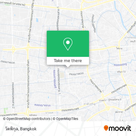 วัดพิกุล map