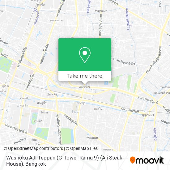 Washoku AJI Teppan (G-Tower Rama 9) (Aji Steak House) map