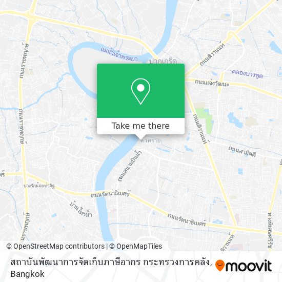 สถาบันพัฒนาการจัดเก็บภาษีอากร กระทรวงการคลัง map