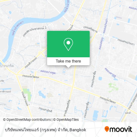 บริษัทแพนไทยแอร์ (กรุงเทพ) จำกัด map