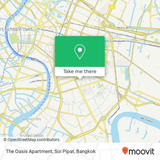 The Oasis Apartment, Soi Pipat map