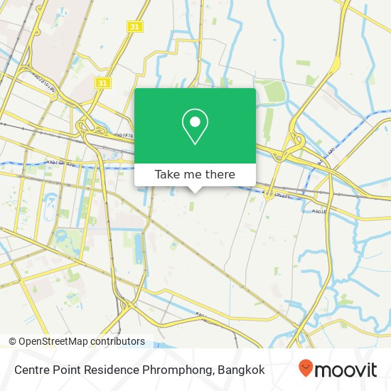 Centre Point Residence Phromphong map