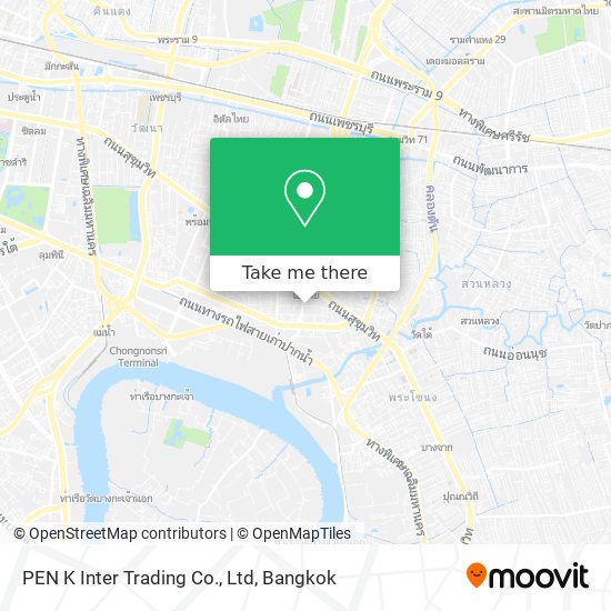 PEN K Inter Trading Co., Ltd map