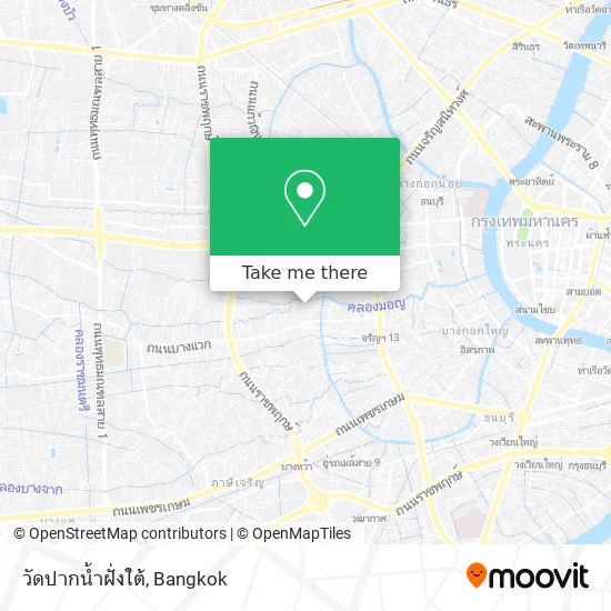 วัดปากน้ำฝั่งใต้ map