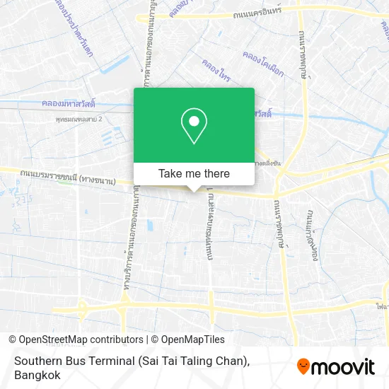 Southern Bus Terminal (Sai Tai Taling Chan) map