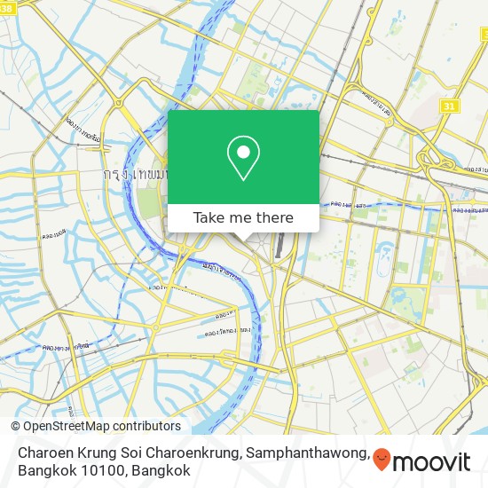 Charoen Krung Soi Charoenkrung, Samphanthawong, Bangkok 10100 map