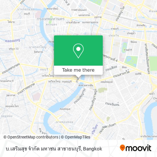 บ.เสริมสุข จำกัด มหาชน สาขาธนบุรี map