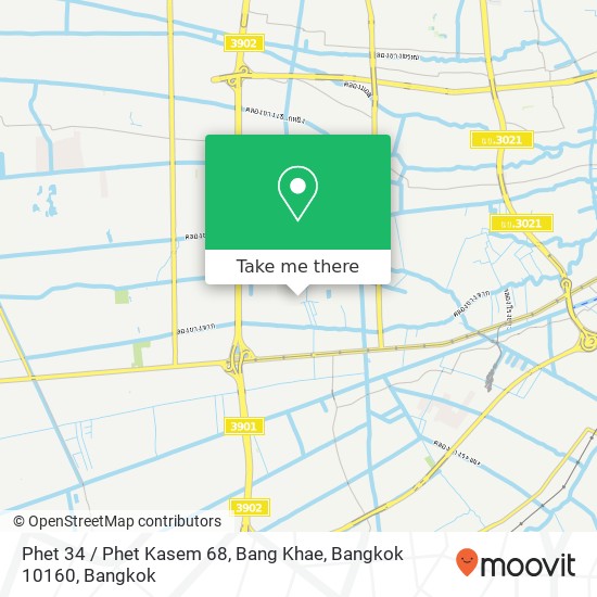 Phet 34 / Phet Kasem 68, Bang Khae, Bangkok 10160 map