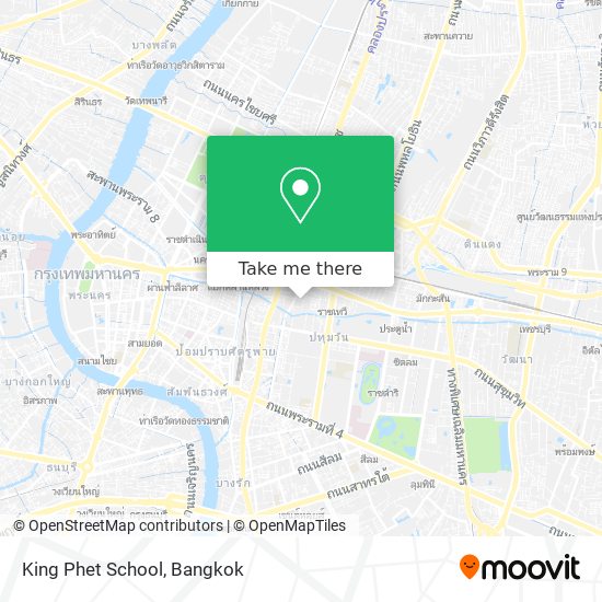 King Phet School map
