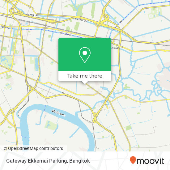 Gateway Ekkemai Parking map