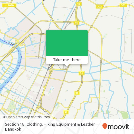 Section 18: Clothing, Hiking Equipment & Leather map