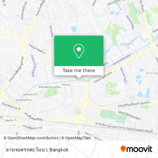 ลานจอดรถตะวันนา map