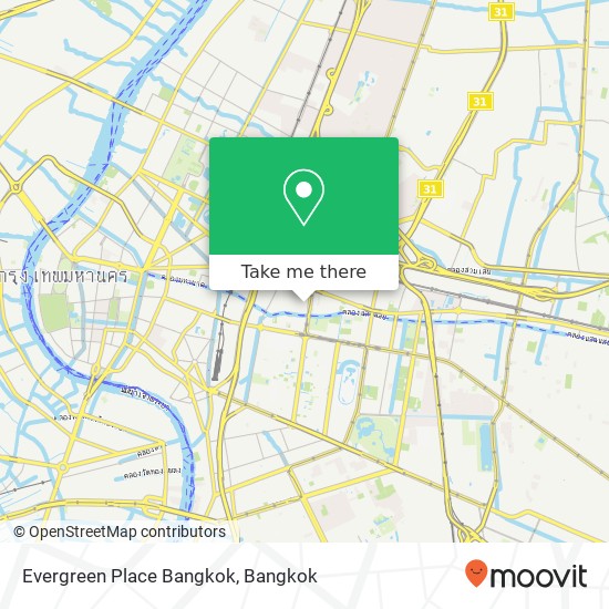 Evergreen Place Bangkok map