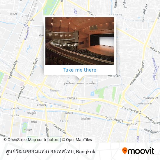 ศูนย์วัฒนธรรมแห่งประเทศไทย map