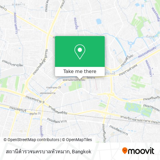 สถานีตำรวจนครบาลหัวหมาก map