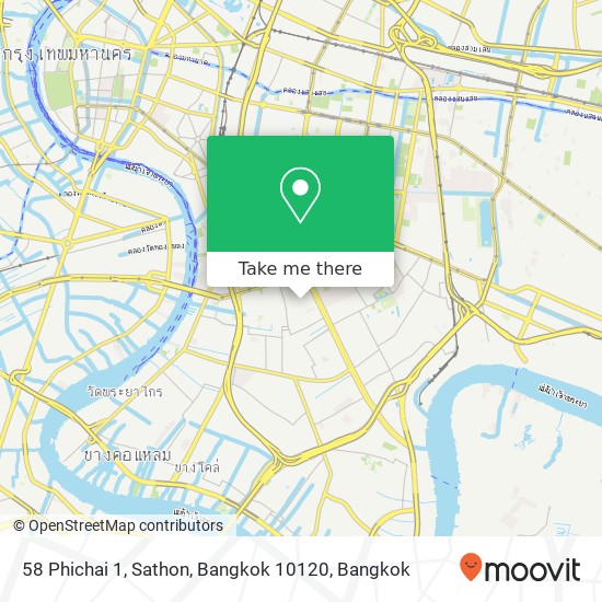 58 Phichai 1, Sathon, Bangkok 10120 map