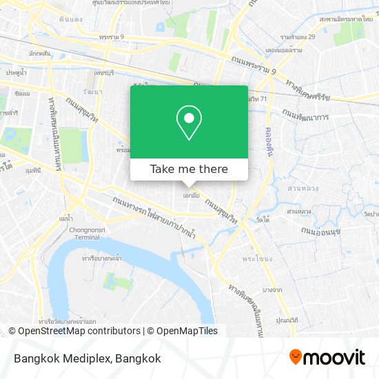 Bangkok Mediplex map