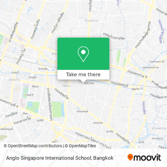 Anglo Singapore International School map