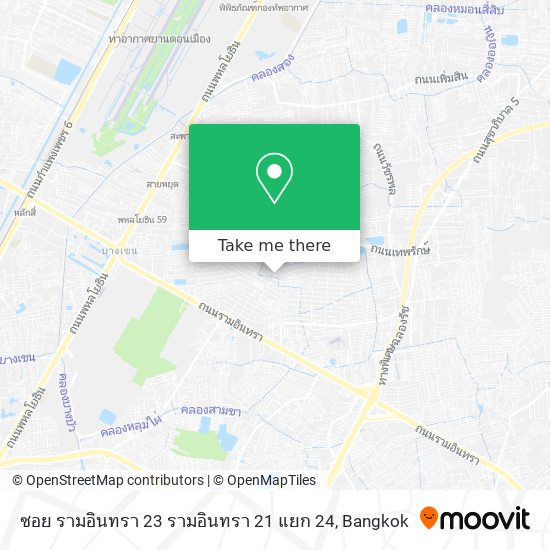 ซอย รามอินทรา 23 รามอินทรา 21 แยก 24 map