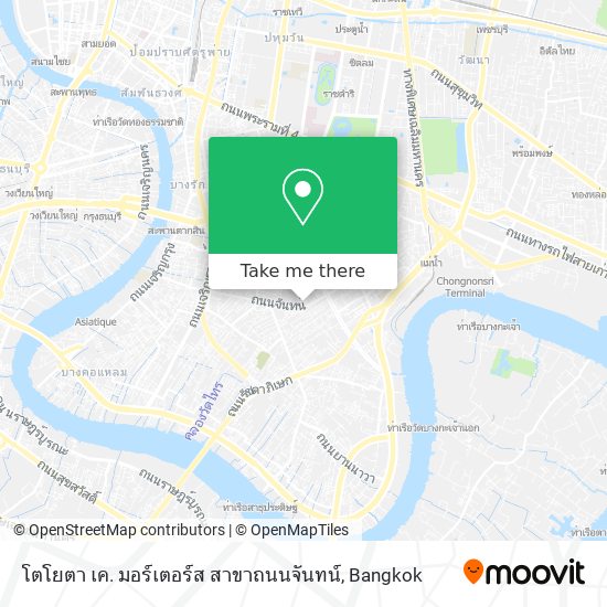 โตโยตา เค. มอร์เตอร์ส สาขาถนนจันทน์ map