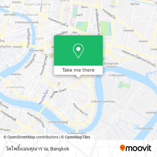 วัดโพธิ์แมนคุณาราม map