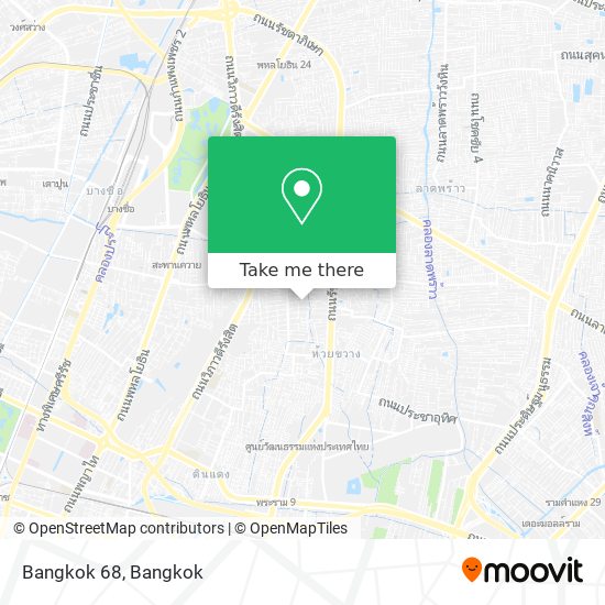 Bangkok 68 map