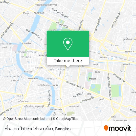 ที่จอดรถไปรษณีย์รองเมือง map