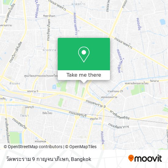 วัดพระราม 9 กาญจนาภิเษก map