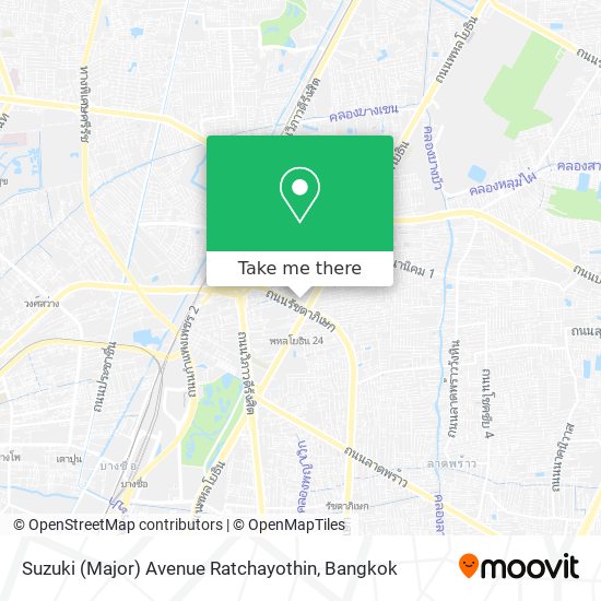 Suzuki (Major) Avenue Ratchayothin map