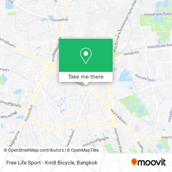 Free Life Sport - Km8 Bicycle map